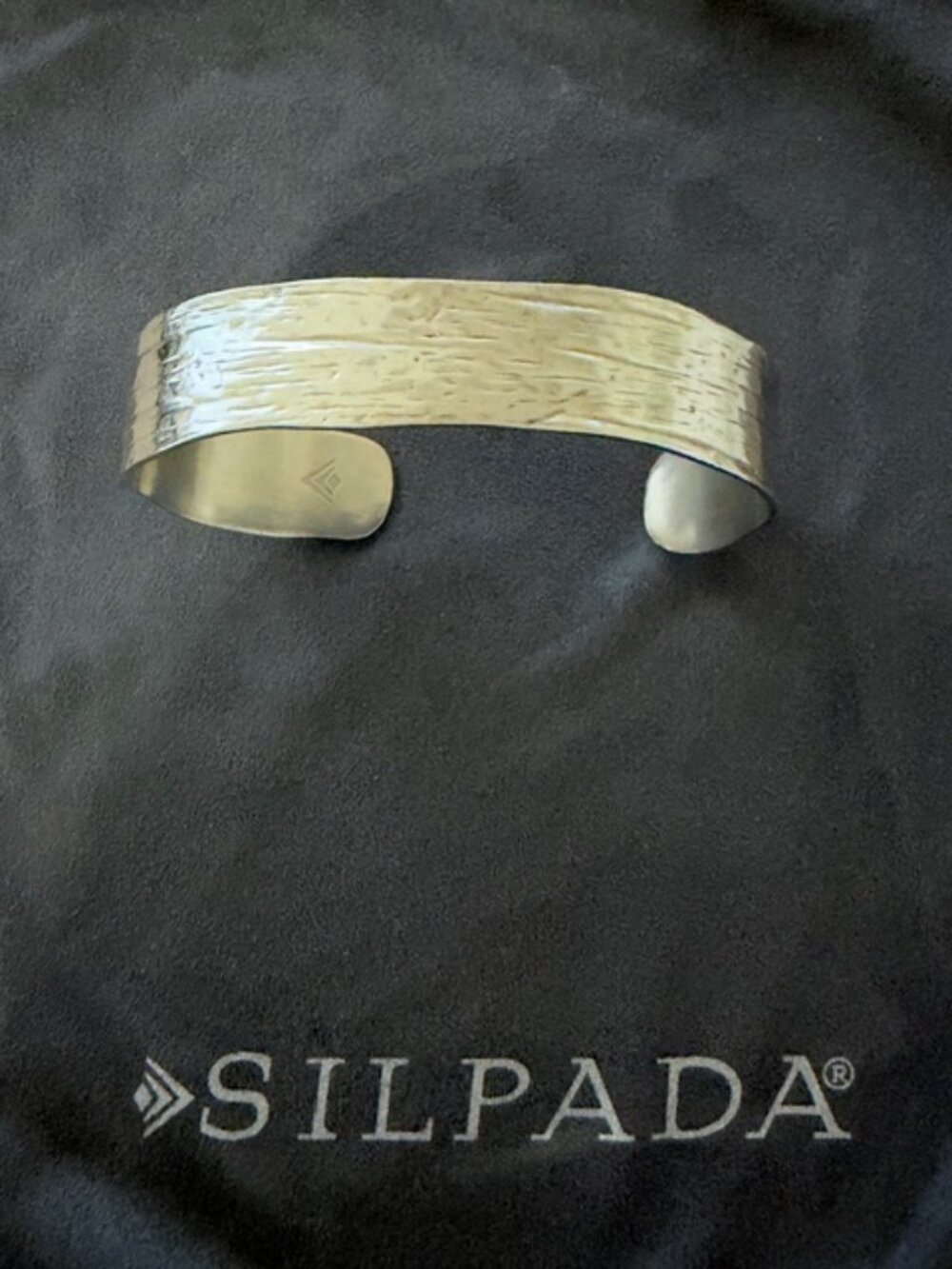Silpada Hammered Sterling Silver Cuff Bracelet